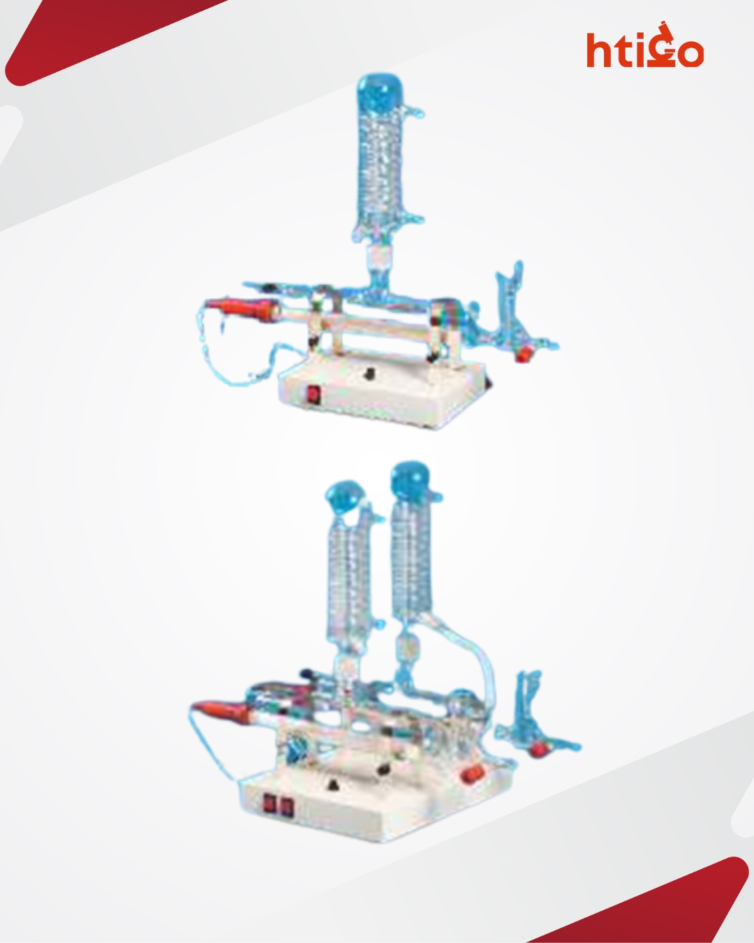 WATER STILL HORIZONTAL (SILICA HEATER QYARTZ)