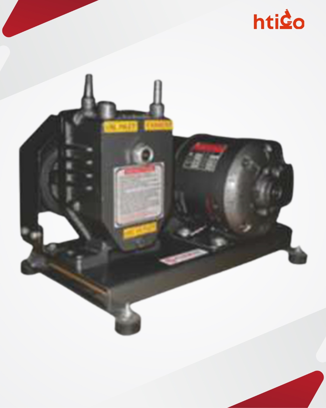 VACUUM PUMP (HIGH VALUE RANGE V. BELT DRIVE, OIL SEALED)